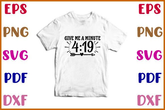 419 Give Me a Minute Svg