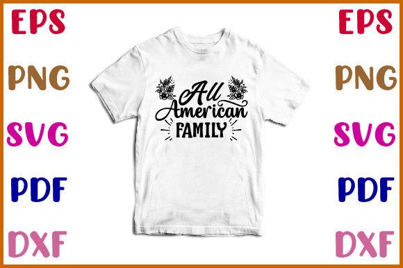 All American Family Svg