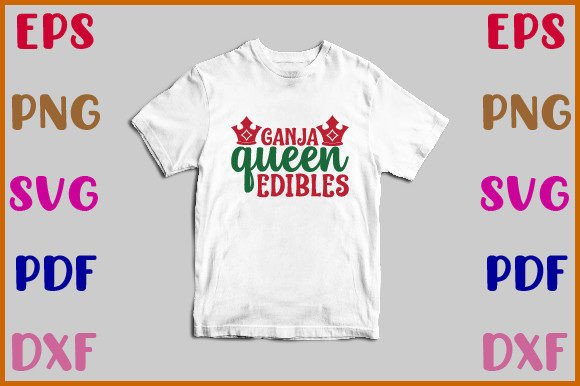 Ganja Queen Edibles Svg